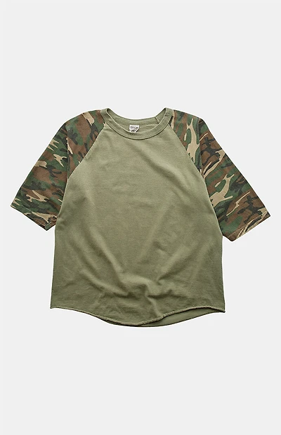 PS VINTAGE '90s Camo Baseball Top