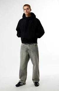 Pacsun Solid Color Cropped Hoodie