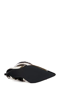 AZALEA WANG Women's Syreali Cow Hair Stiletto Boots