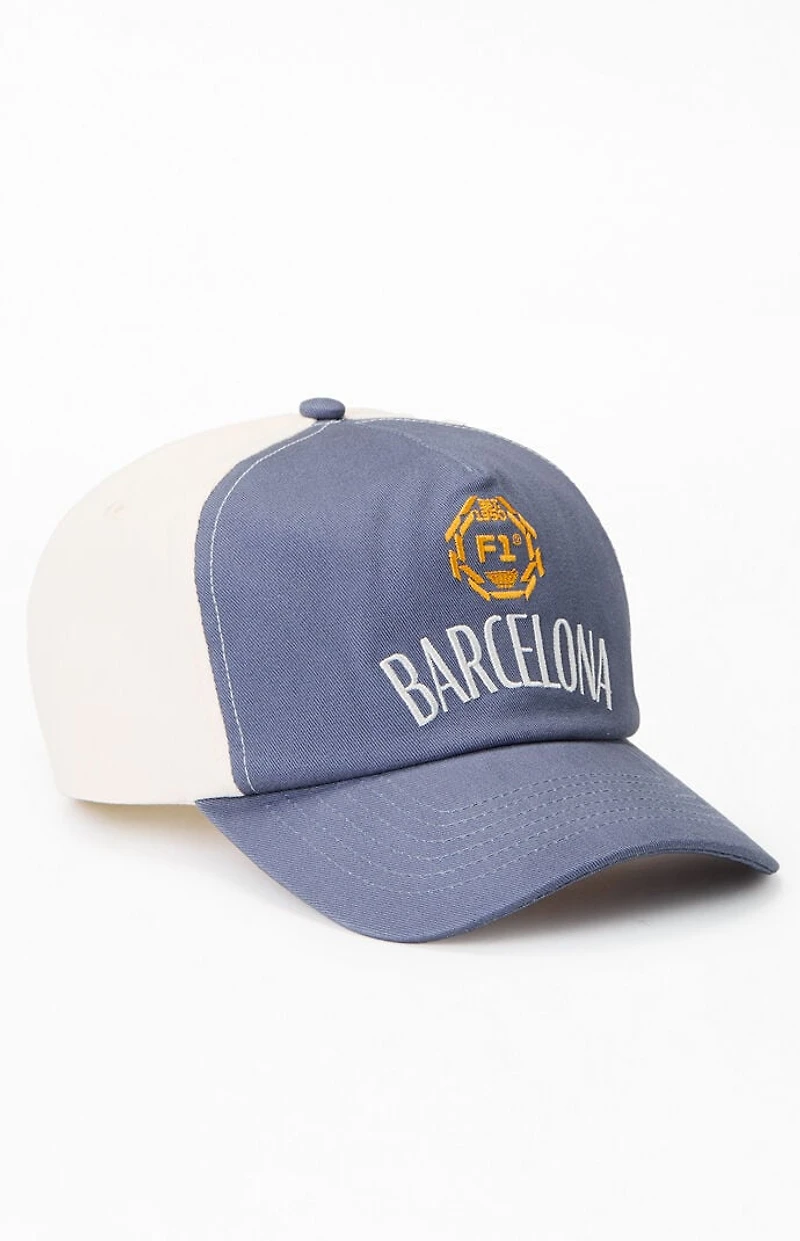Formula 1 x Pacsun Barcelona Gray Panel Snapback Hat