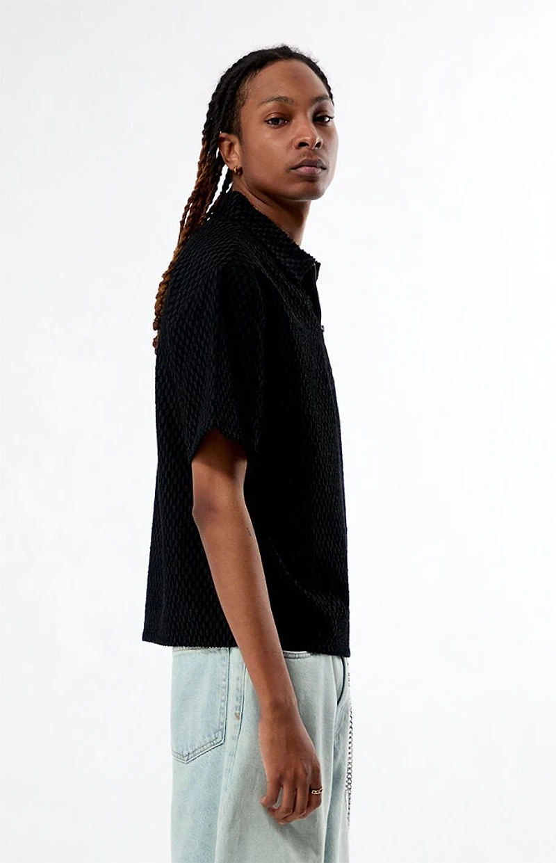 Pacsun Nomad Black Quarter Zip Shirt