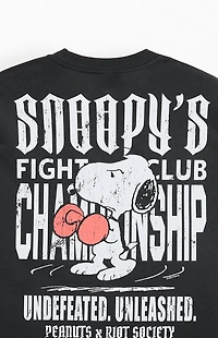 Riot Society Snoopy Fight Club Champion T-Shirt