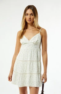 Your Favorite Tiered V-Neck Mini Dress