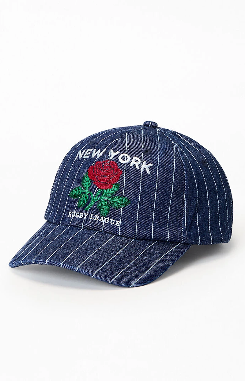 Coney Island Picnic Pinstripe Denim NY Rugby League Dad Hat
