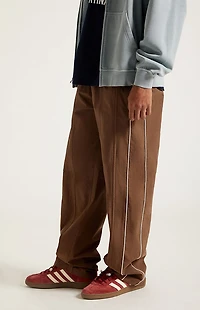 Pacsun Brown Bolton Baggy Track Pants