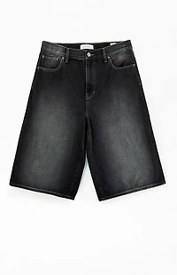 Pacsun Blaine Ultra Baggy Shorts Washed Black