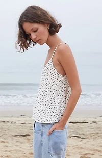 John Galt Floral Tiffany Tank Top