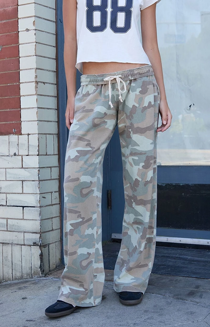 John Galt Camo Anastasia Baggy Sweatpants