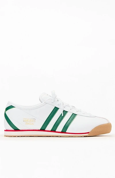 adidas White and Green Italia 70s Shoes