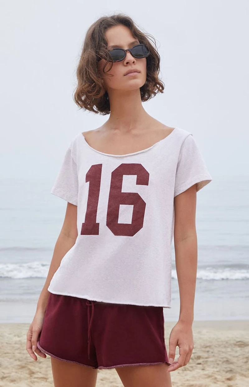John Galt Light Gray Chloe 16 Off-The-Shoulder Top