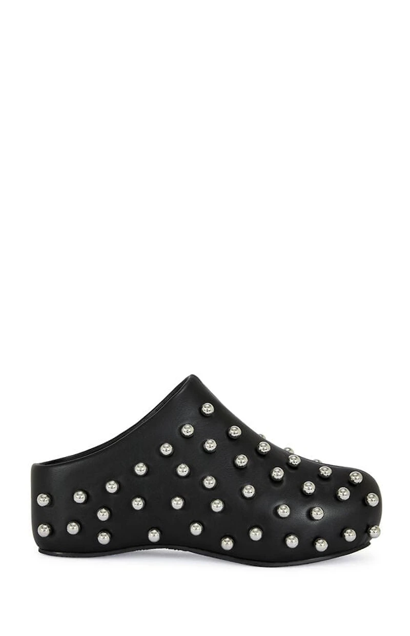 AZALEA WANG Women's Darwinstud Faux Leather Mules