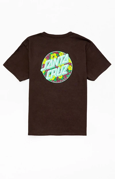 Santa Cruz Kids Screaming Hibiscus Dot T-Shirt