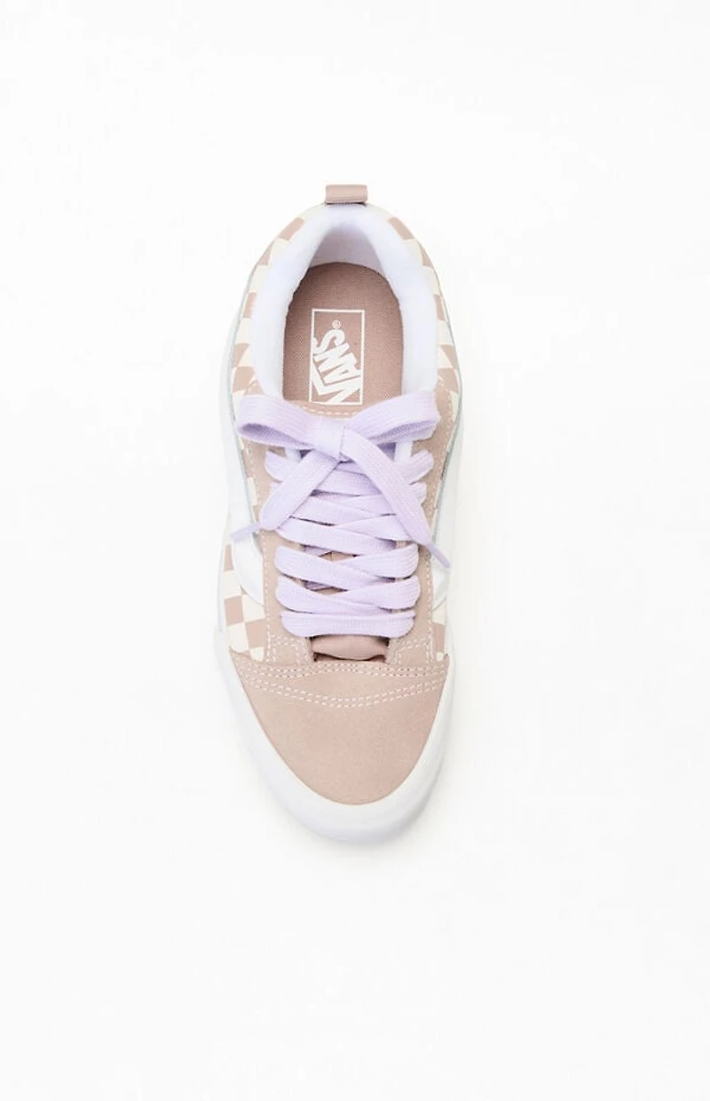 Vans Gray Checkerboard Knu Skool Sneakers