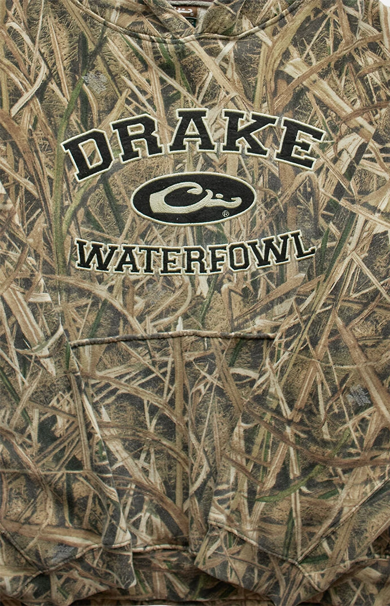 PS VINTAGE 2000s Drake Waterfowl Camo Pullover Hoodie