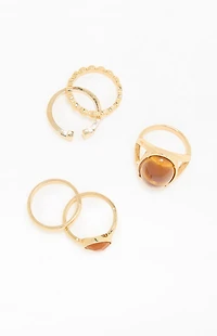 Pacsun 5 Pack Milo Rings