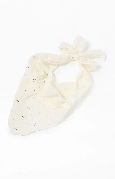 LA Hearts Flower Metallic Headscarf