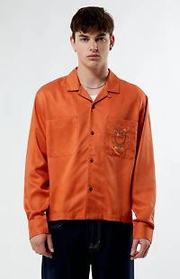 Pacsun Pubs Long Sleeve Camp Shirt