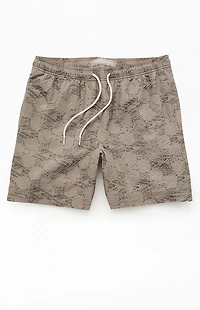 Pacsun Shell Seersucker 6.5" Swim Trunks