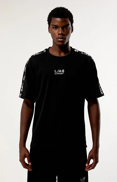 L/AB c/o Off-White Logo Taped T-Shirt