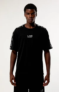 L/AB c/o Off-White Logo Taped T-Shirt