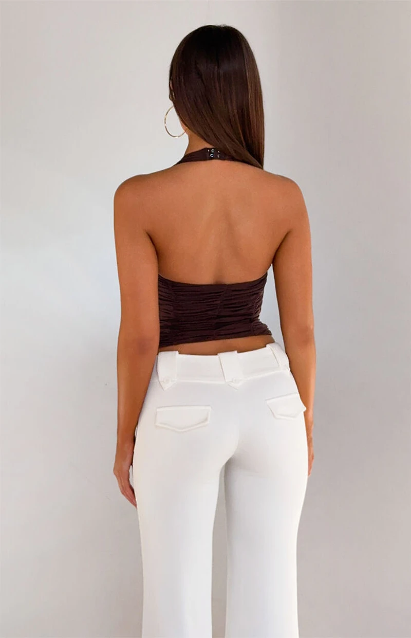 Tiger Mist Striped Briallen Tube Top