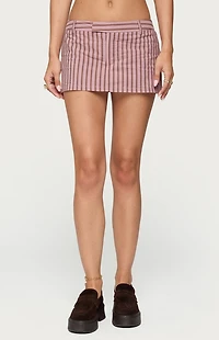 Edikted Marlow Striped Mini Skort