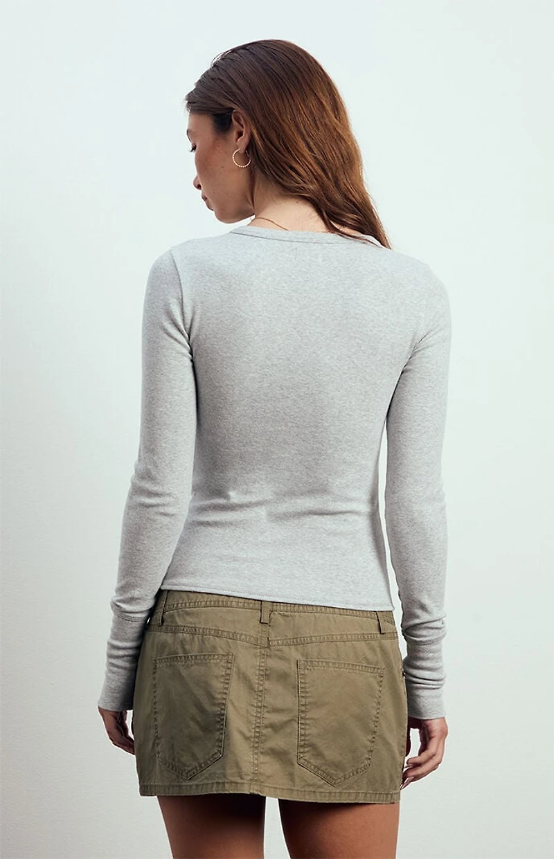 Beverly and Beck Kelsey Thermal Cuff Long Sleeve Top