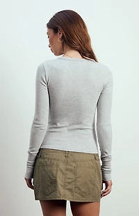 Beverly and Beck Kelsey Thermal Cuff Long Sleeve Top