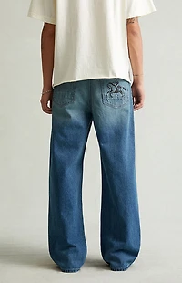 Pacsun Blake Extreme Baggy Jeans Cowboy Medium Blue Tint