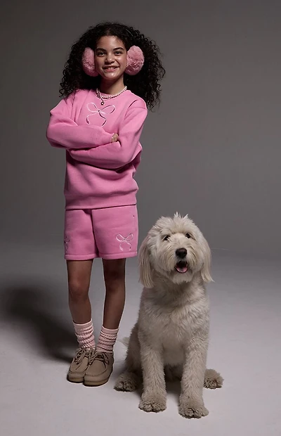 Pacsun Kids Bow Sweat Shorts