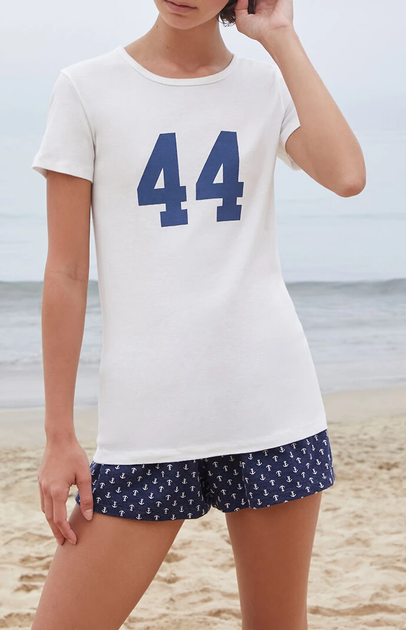 John Galt White Hailie 44 T-Shirt