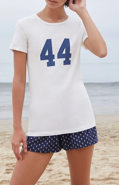 John Galt White Hailie 44 T-Shirt