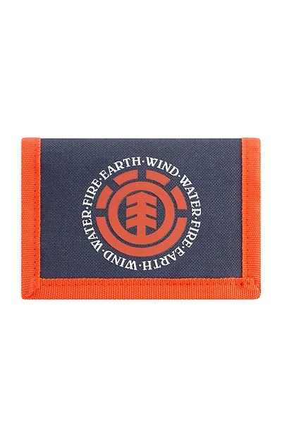Element Indigo Tri-Fold Logo Wallet