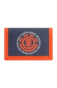 Element Indigo Tri-Fold Logo Wallet