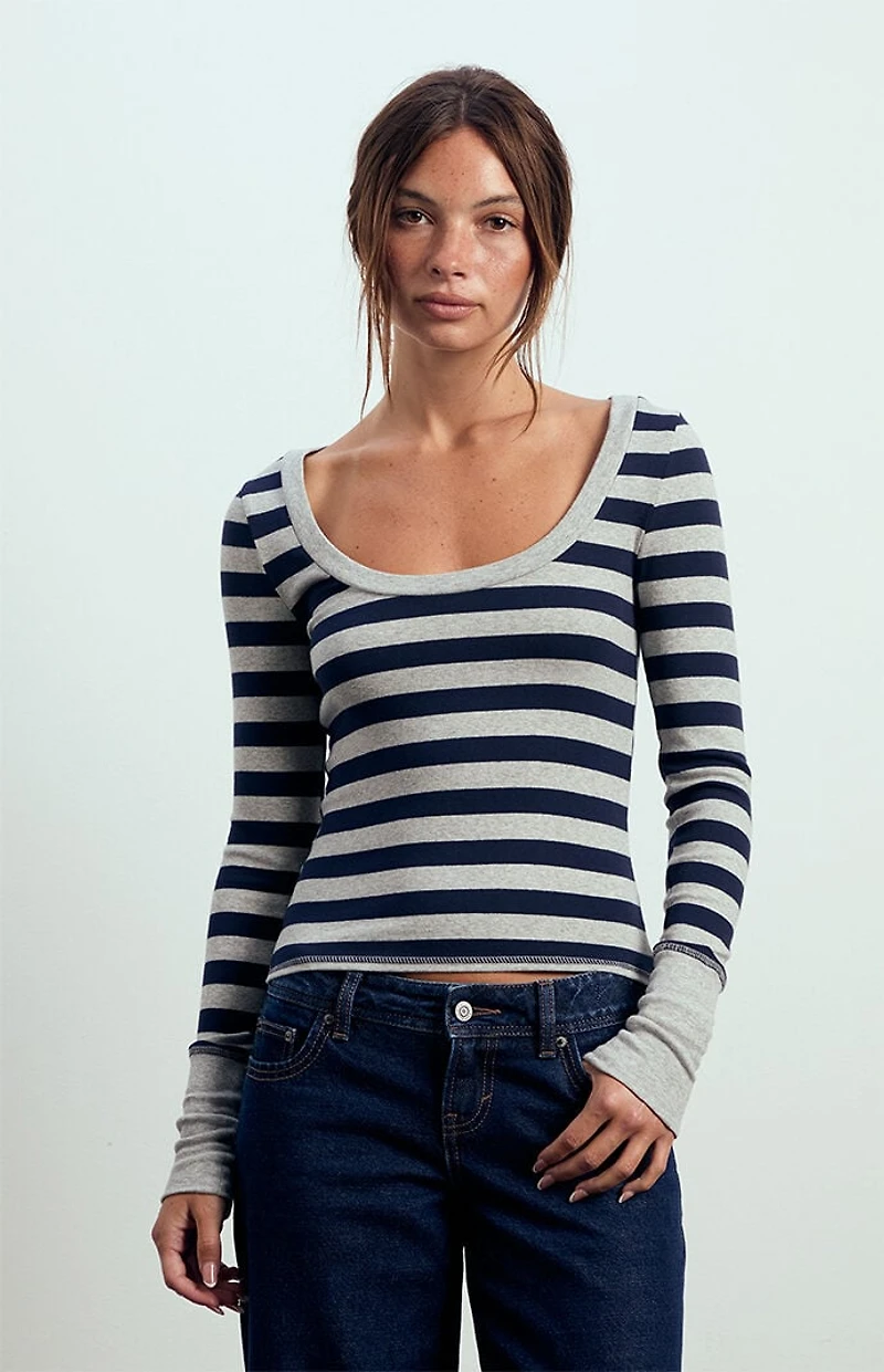 Beverly and Beck Lily Long Sleeve Top