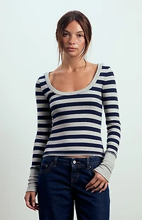 Beverly and Beck Lily Long Sleeve Top