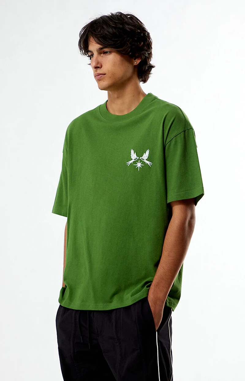 Pacsun Doves Embroidered T-Shirt