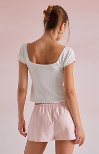 Beverly and Beck Maggie Pointelle T-Shirt