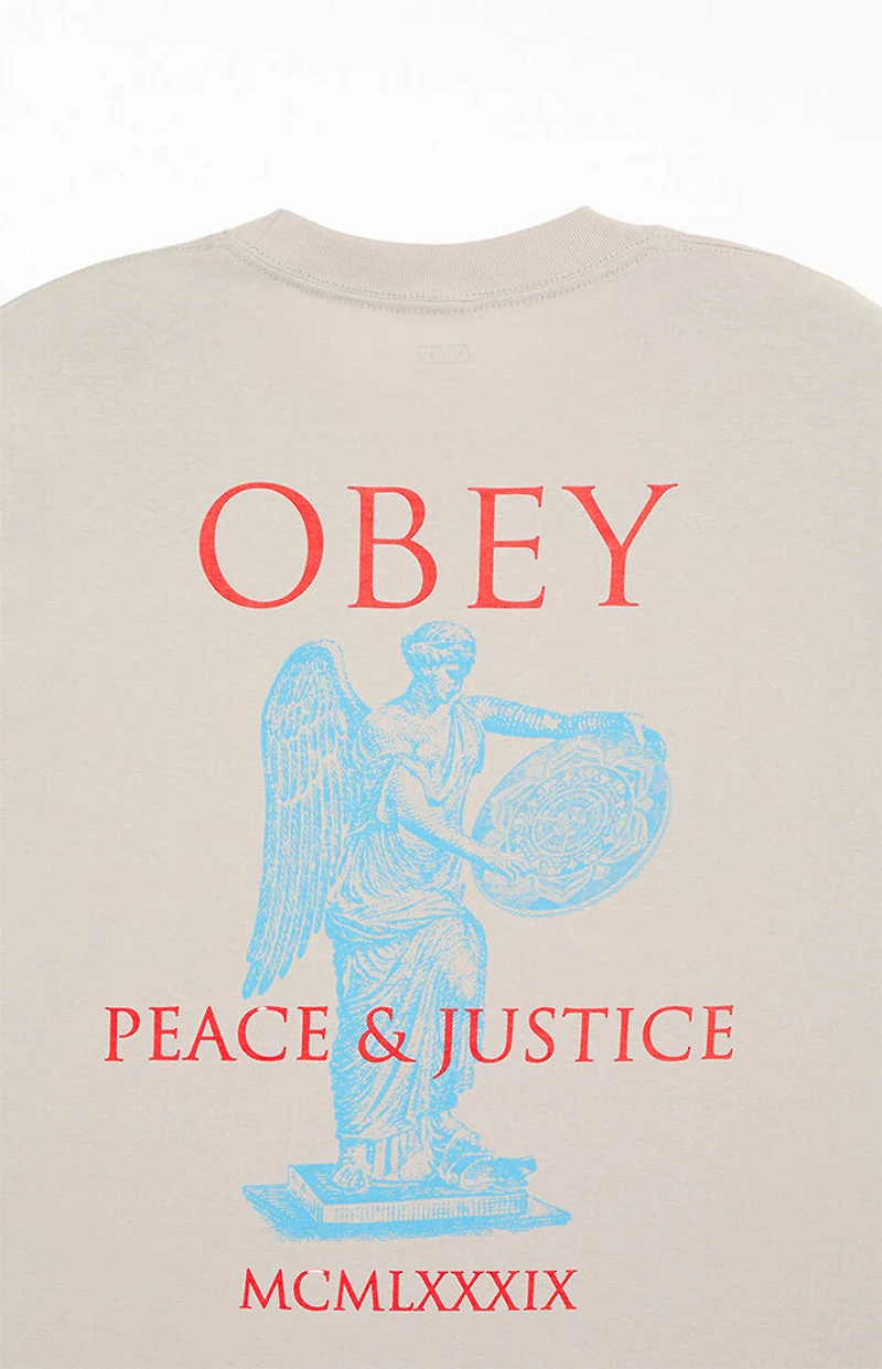 Obey Peace & Justice Statue T-Shirt