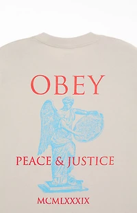 Obey Peace & Justice Statue T-Shirt