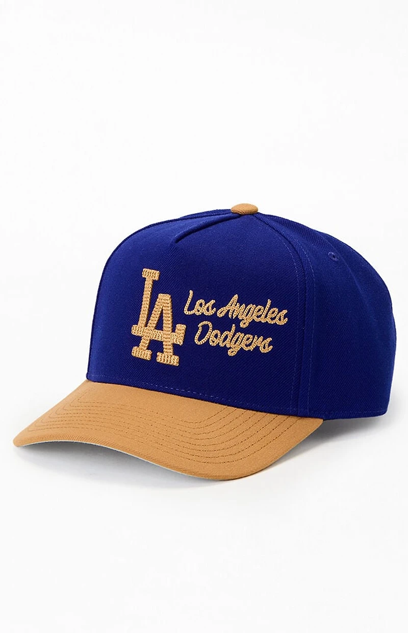 Mitchell & Ness MLB LA Dodgers Script Pro Snapback Hat