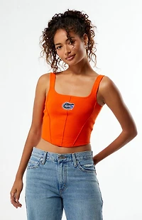 HYPE & VICE Florida Gators Knit Corset Top