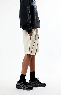 Pacsun Cream Piping Track Shorts