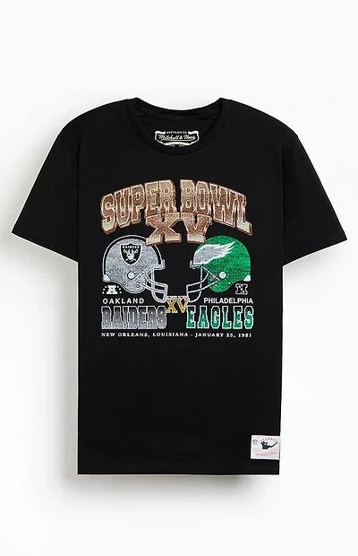 Mitchell & Ness NFL Super Bowl Raiders Vs Eagles T-Shirt