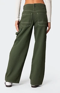 Edikted Brenda Low Rise Carpenter Jeans