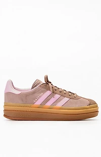 adidas Women's Brown Gazelle Bold Sneakers