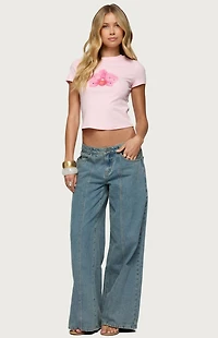 Edikted Orchid Gemstone T-Shirt