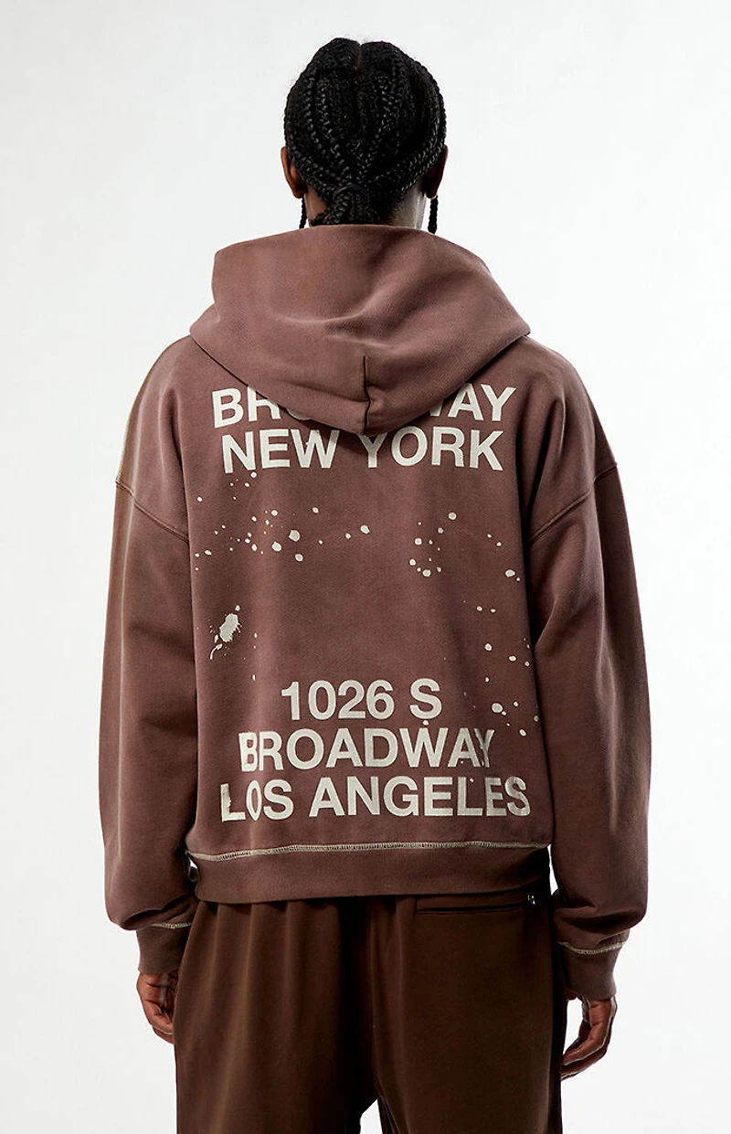 Pacsun Brown Terrain Heavyweight Hoodie