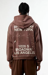 Pacsun Brown Terrain Heavyweight Hoodie