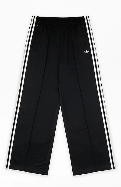 adidas Kids Black Firebird Wide Leg Track Pants